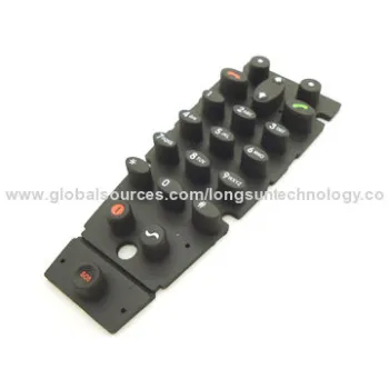Vehicular phone backlight keypad with metal dome array assembly
