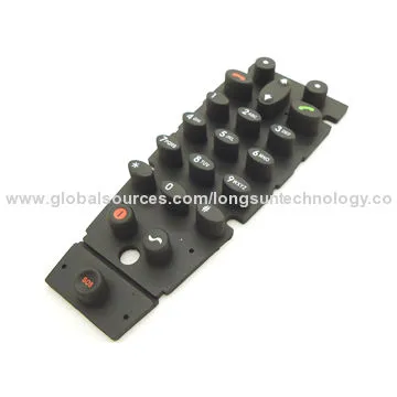 Vehicular phone backlight keypad with metal dome array assembly