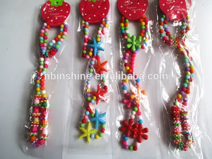 Fashion bead necklace, Children necklace , bead necklace designs