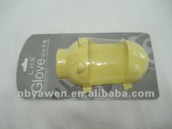 pig shape silicone oven glove