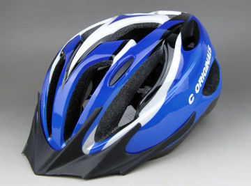 EPS Visor Adult Bicycle Helmets Blue Washable With Adjustable strap