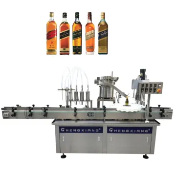 24/7 Online Automatic Bottle Filling and Capping Machine for Alcohols (187ml-250ml)