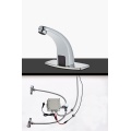 Chrome Polished Curved Sensor Basin Faucet