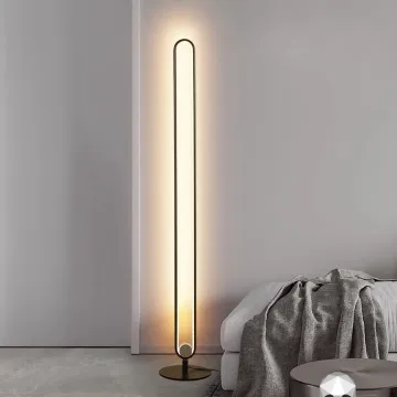 Retro Fashion Minimalist Feather Floor Lamp for Living Room and Bedroom