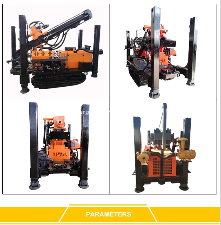 200m Depth Tractor Mounted Water Well Drilling Rig, High Quality 200m ...