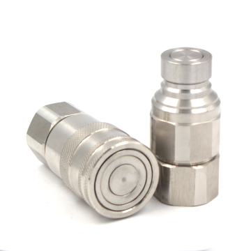 SS316 and SS304 Stainless Steel Quick Connect Fittings: ISO 16028 Standards, 1/4 inch NPT BSP Thread, 2000 PSI, Leak-Free Design