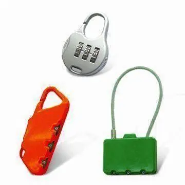 Combination Pad Lock and Bag Lock, Made of Zinc Alloy, Ideal for All kinds of Cases and Luggage
