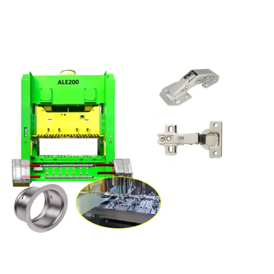 Double Crank Closed Power Press Machine with Mold Feeder for Hinge Stamping and Deep Drawing Production Line