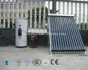 split pressurized solar water heater