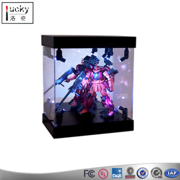 Acrylic LED Lighted Display Case Box With Scale Hot Toys Figures