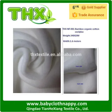 THX bamboo organic cotton coolplus fleece fabric