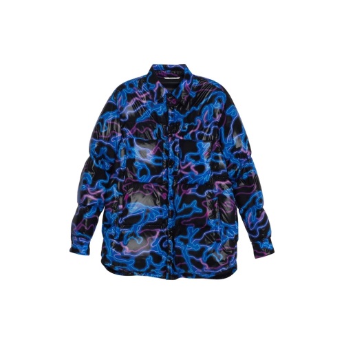 Veste cool psychédélique bleue