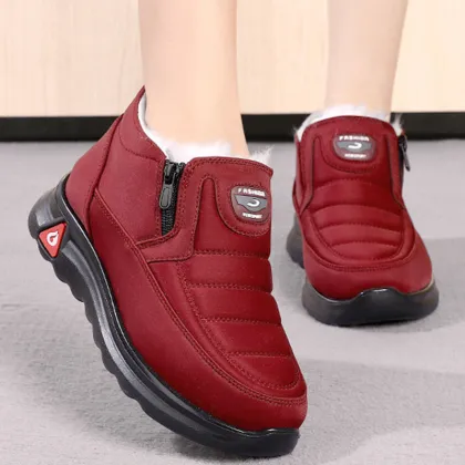 Soft soled polyurethane thick soled cotton shoes