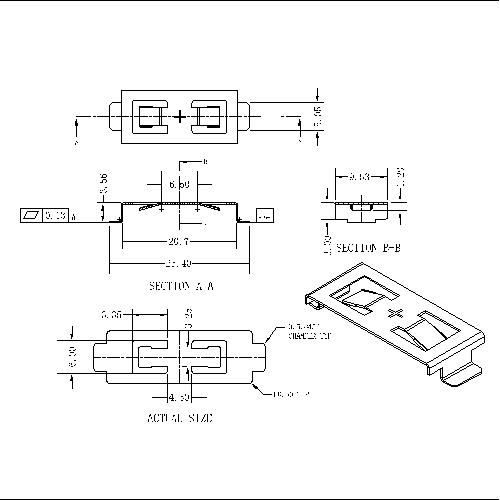 Battery Contacts FOR CR2032 BS-M-SI-A-CR2032B