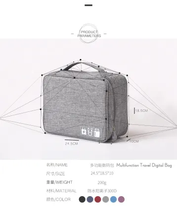 Multifunction Travel Digital Bag