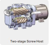 two-stage screw host