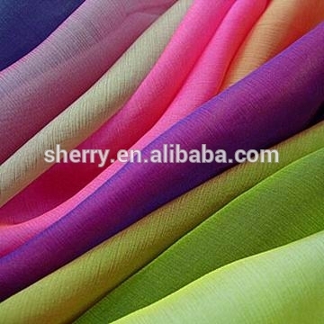 100% polyester 30d chiffon with high twist good fall fabric