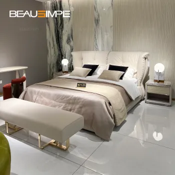 Nordic Modern Simple Light Luxury Bed