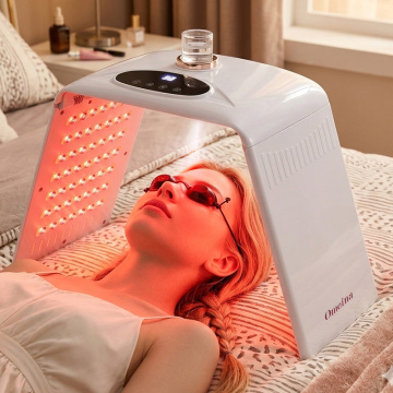 Omeina Mascarilla facial con terapia de luz LED de 7 colores para una piel radiante