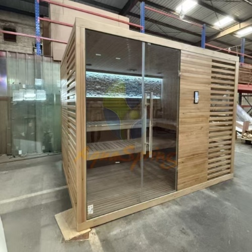 Far infrared indoor saunas