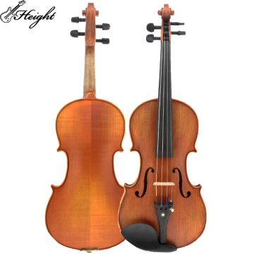 Premier Solid Spruce Wood Violin Ensemble: Including a Triangular Case and Comprehensive Musical Instrument Accessories