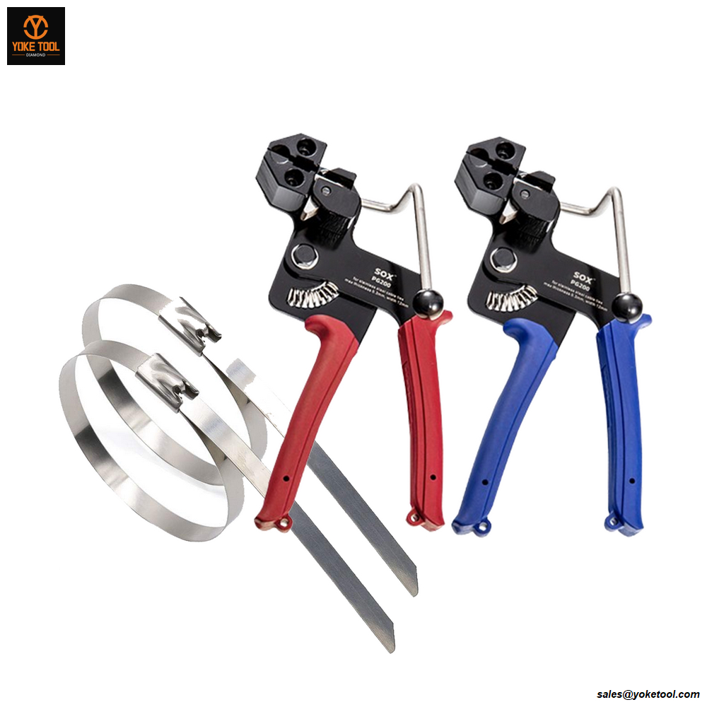 Nylon Stainless Steel Metal Cable Tie Gun Adjustable