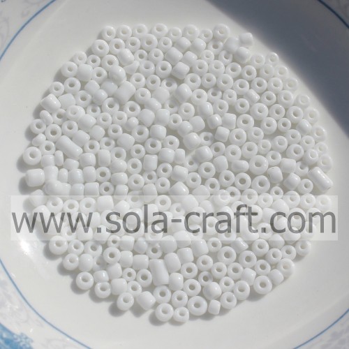 Colorful Opaque Glass Seed Beads With Large Hole For Decoration