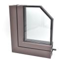 Powder yakachekwa aluminium profil window