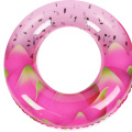 High Quality Printed Watermelon Swim Ring With Handle