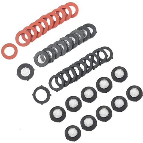 Hose Rubber Seals Gasket and Mesh Filter Set