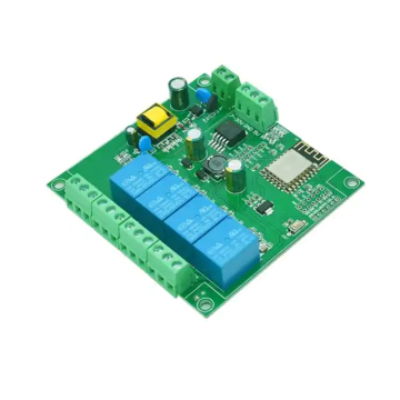 ESP8266 Module de relais WiFi 4 canal - carte de développement ESP-12F avec alimentation AC / DC
