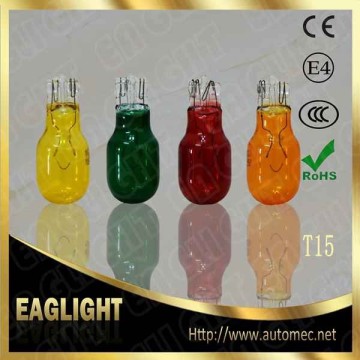T15 W16W W2.1*9.5d 12V 16W Turn Light Tail Light Wedge Bulb