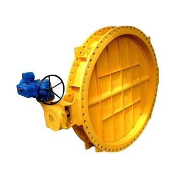 Ukuran besar triple offset Motoris bermotor WCB Ventilasi ganda katup kupu -kupu: 36 \ "(1200mm) x 1600mm