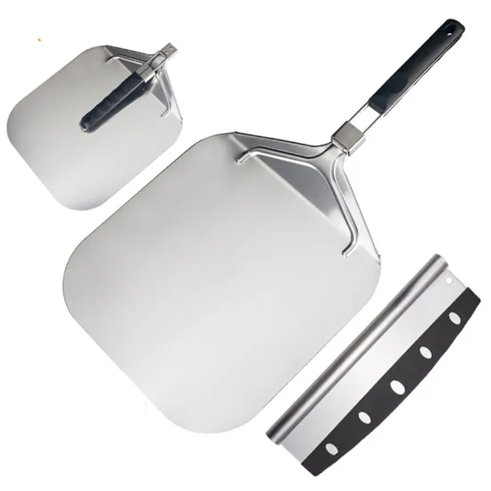Folding Pizza Shovel Oven Pizza Peel  portable bbq grills charcoal  Pizza Tools Set