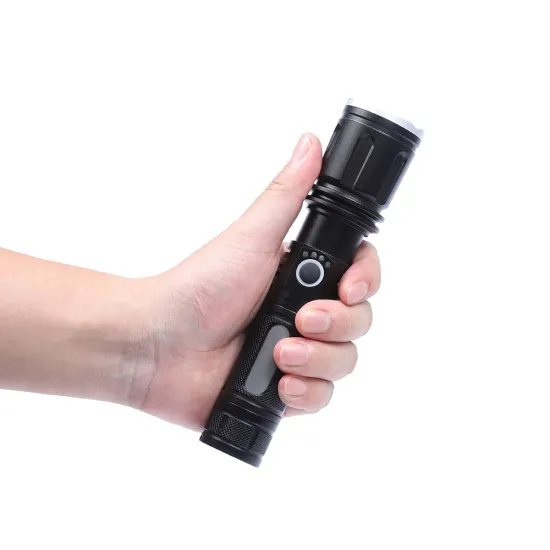 Wholesale Ultra-Bright Rechargeable Telescopic LED Flashlights: New Products in Aluminum Alloy