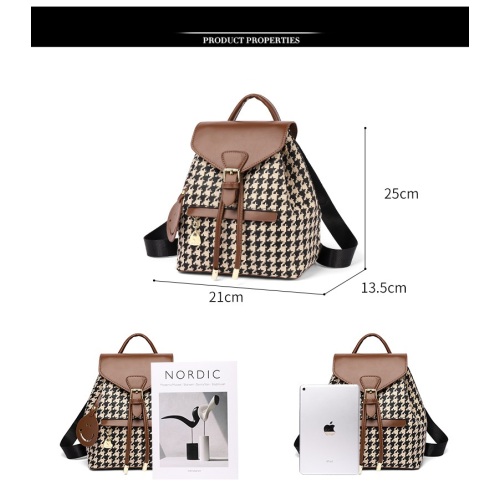 Bolsas de mochila de moda feminina