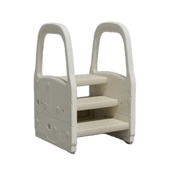 Hot Selling Non-Slip 3-Step Foldable Kids' Indoor/Outdoor Step Stool