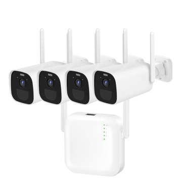 HD 3MP Mini NVR Surveillance System with Wireless WiFi Battery Cameras