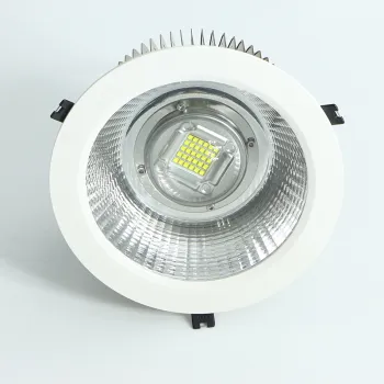 High Power Anti Glare LED Downlights: 80W, 100W, 150W, and 200W for Shopping Malls, Hotels, Airports, and Railway Halls