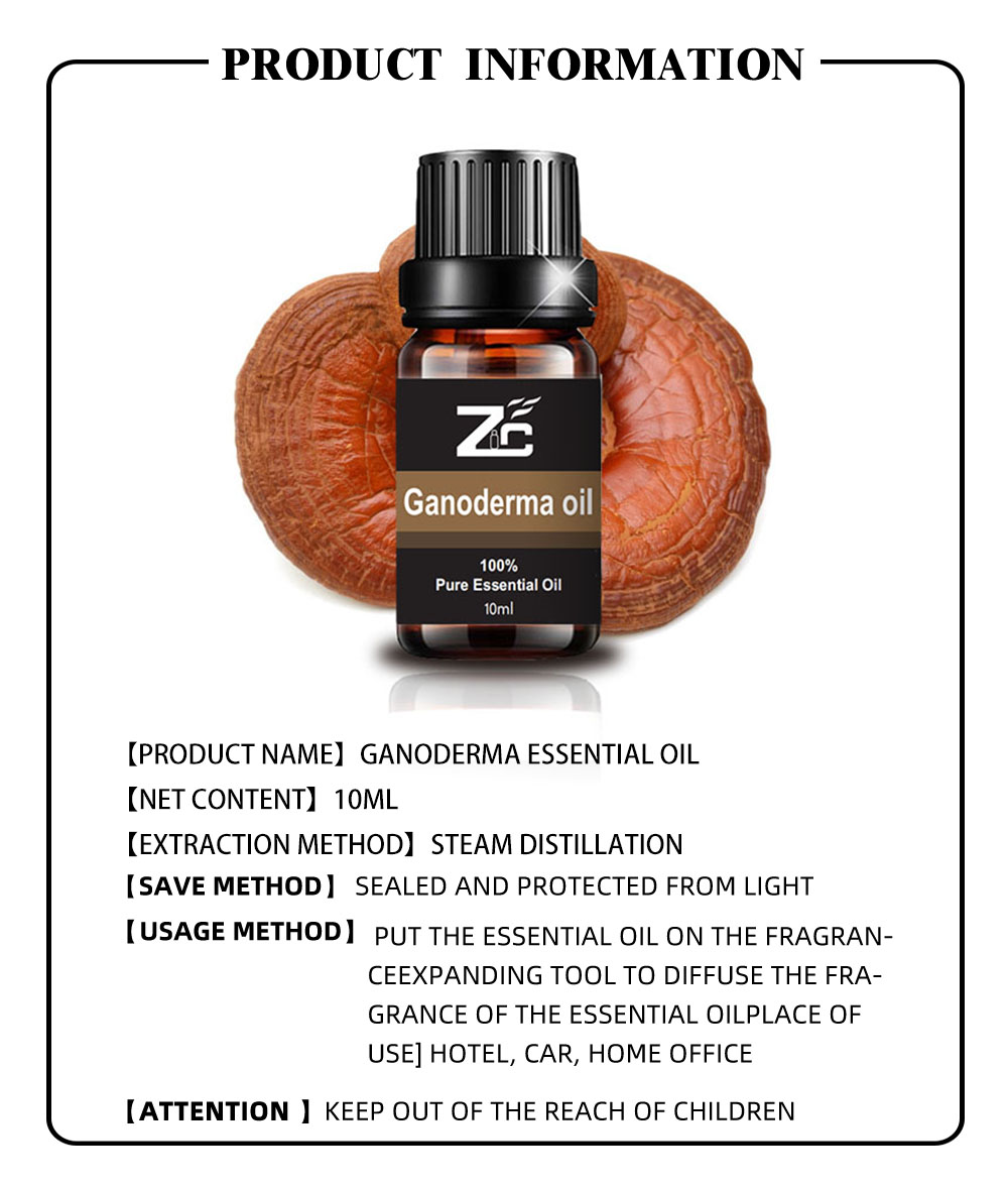 Ganoderma Lucidum Pure Natural Essential Oil For Skin Hair