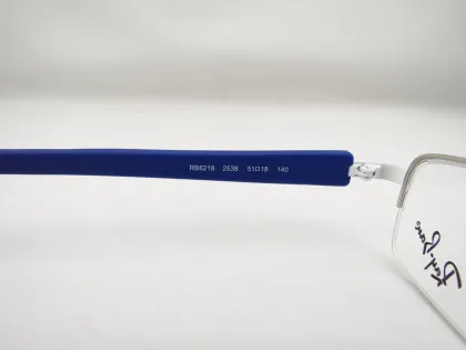 Blue Ray Ban Designer Eyewear Eyeglass Frame Rb6218 2538 51-18-140