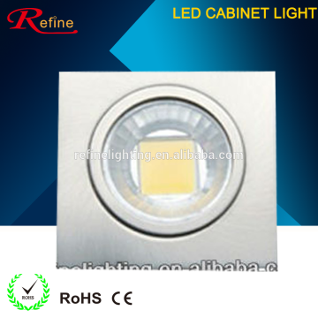 3W Aluminium shell 230lumens sauare led cabinet light