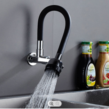 Maggie: Wall mounted kitchen faucet tap cold water only factory wholesale flexible hose kitchen faucet tap