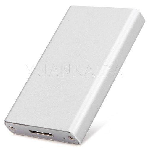 Aluminum USB 3.0 to mSata Hard Disk Case