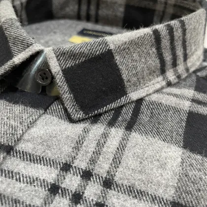 2024 new fashion flannel men shirt