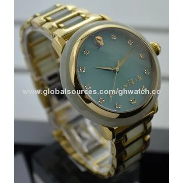 Fashion Mechanical Automatic Jade Watch, 8215 Swiss Automatic Movement, Hetian Jade Case