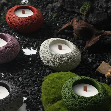 Nordic Minimalist Ceramic Aromatherapy Candle Cup