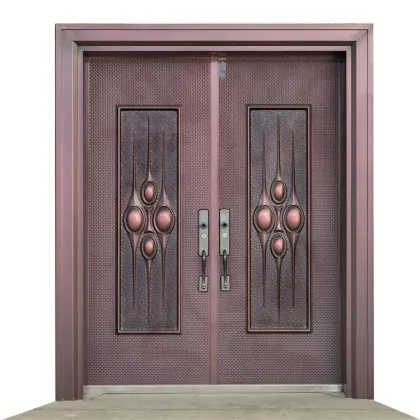 Customized Villa Front Door: Hybrid Exterior Main Entrance Villa Door