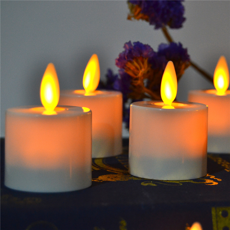 Battery Operated Powered Flameless Led Tea Light Candles