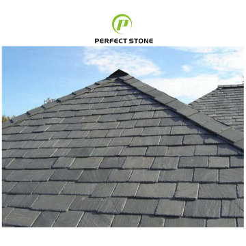 Black Roof Tile Stone for Villa Decoration